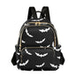 Women Fashion Backpack Purse Casual Lightweight Travel Shoulder Bag Halloween Bat Gothic Rucksack Ladies Bag, Medium - color: Halloween Bat Gothic, size: Medium