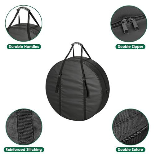 Folding Table Storage Bag, Outdoor Portable Picnic/Camp Table Bag for 28in Round Cocktail Tables, Waterproof Foldable Bistro/High Top Tables Bags- 31"L x 7.5"W x 31"H - size: 31in Folding Table Bag