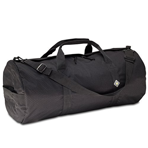 75L Hauler Duffel Bag, Heavy-Duty Gear Bag, 1050D Tuff Cloth, Diamond Ripstop, Reinforced Stitching - Black (14" x 30") - color: Black, size: 14" x 30" (75 Liters)
