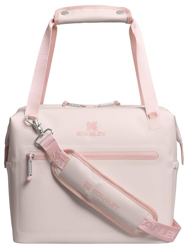 Stanley All Day Julienne Soft Cooler Bag and Lunch Box | Insulated Travel Bag with Zipper | BPA-Free - color: Rose Quartz, style: Midi
