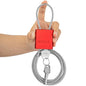 Cable Lock with 3 Keys | L 6.56ft(2m),D 1/6in(4mm) Adjustable Steel Cable Padlock | Aluminum Locks for Bikes, Gate, Lockers & Outdoor Gear | Weatherproof & Red - color: red-L 6.56ft(2m),D 1/6in(4mm)
