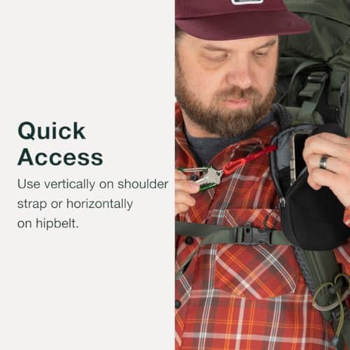 Osprey Padded Pack Pocket, Black - color: Black, style: Padded Pack Pocket