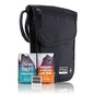 Peak Gear RFID Neck Wallet - The Original Travel Pouch with Adjustable Crossbody Strap + Theft Protection and Lost & Found Service | Black - color: Black (Neck Wallet)