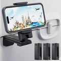 MiiKARE Travel Essentials Airplane Phone Holder, Universal Handsfree Phone Mount for Flying with 360 Degree Rotation, Travel Must Haves Phone Stand for Desk, Tray Table, Black&Black&Black - color: Black&Black&Black