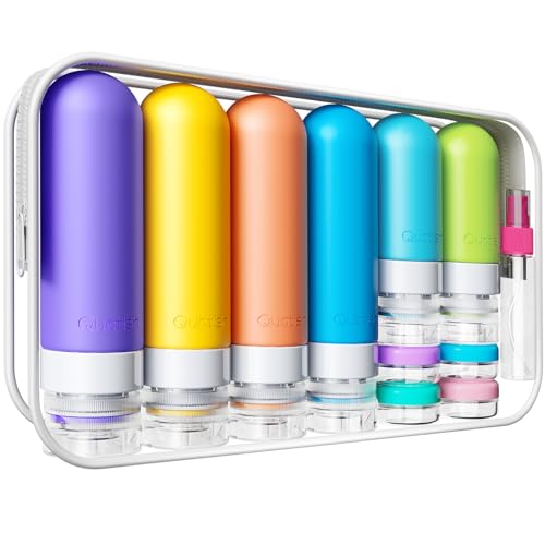 20 Pack Travel Bottles for Toiletries, Original Patented, TSA Approved Travel Size Containers, Leak Proof Silicone Shampoo and Conditioner Bottles Women & Men, Airplane Cruise Essentials, Multi - color: Multi