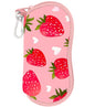 Sunglasses Case Soft Glasses Cases for Women Pouch Eyeglass Bag Eye Glass Kids Girls Sun Glasses Cute Kawaii - color: Strawberry