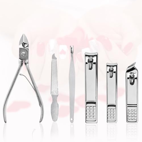 Yougai Manicure Set Professional Nail Clippers Set, 18Pcs Manicure Kit Stainless Steel Nail Kit for Women, Pedicure Set Nail Grooming Kit with Travel Case - color: Pink