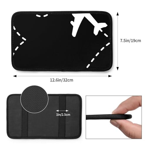 Airplane Heart Universal Center Console Armrest Cover Pad Car Armrest Protector for Most Cars, Suvs & Trucks, Cushion with Easy Installation