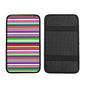 Automotive Interior Upgrade, Novel Colorful Mexican Blanket Stripes, Universal Center Console Cover Pad Protects Your Armrest from Scuffs and Fading - color: Picture (874)