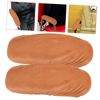 2pcs Ergonomic Chair Handle Covers Armrest Protectors for Office Chairs Home Office Game Airplane Seats