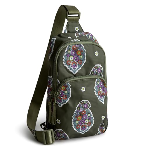 Vera Bradley Women's Ripstop Lorman Sling Backpack, Kew Gardens Green, One Size - color: Kew Gardens Green