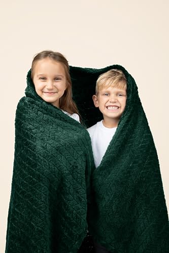 EverSnug Travel Blanket & Pillow 68x42 - Premium Ultra-Soft Microfleece 2 in 1 Compact & Packable Flight Blanket with Soft Bag Pillowcase, Hand Luggage Sleeve and Backpack Clip (Forest Green) - color: Forest Green
