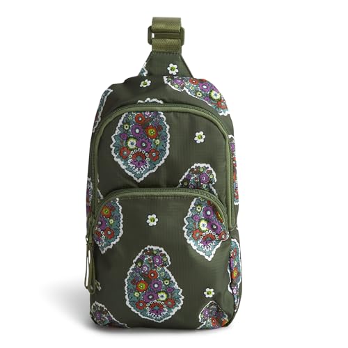 Vera Bradley Women's Ripstop Lorman Sling Backpack, Kew Gardens Green, One Size - color: Kew Gardens Green