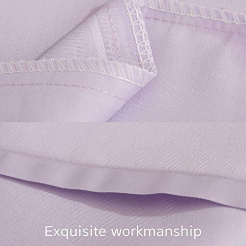 NTBAY Egyptian Cotton Toddler Pillowcases - Set of 2 - Travel Pillow Cases - 500 Thread Count Cotton 13x18 Pillow Covers - Envelope Closure Nursery Pillowcases, 13x18 Inches, Light Purple - color: Light Purple