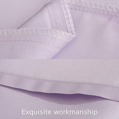 NTBAY Egyptian Cotton Toddler Pillowcases - Set of 2 - Travel Pillow Cases - 500 Thread Count Cotton 13x18 Pillow Covers - Envelope Closure Nursery Pillowcases, 13x18 Inches, Light Purple - color: Light Purple