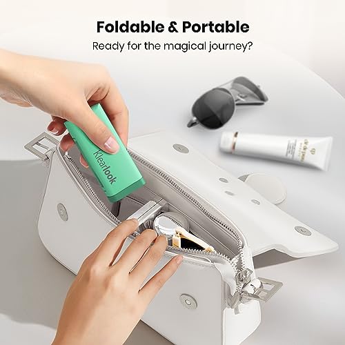 Klearlook 4 in 1 Adjustable Phone Stand - 360 Rotation Handsfree Viewing, Foldable Travel Essentials, Accessory for Flight/Home/Office - Green - color: Spring Green