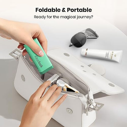 Klearlook 4 in 1 Adjustable Phone Stand - 360 Rotation Handsfree Viewing, Foldable Travel Essentials, Accessory for Flight/Home/Office - Green - color: Spring Green