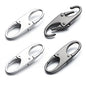 Zpsolution Zipper Clip Theft Detterent - Keep The Zipper Closed - Zipper Pull Replacement - color: 2 Black and 2 Silver