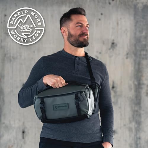 WANDRD ROGUE V1 9L Sling: Compact Camera Sling and Crossbody Bag with Fast Access, 3-Way Carry– Lightweight Everyday Bag Great for Travel, Photography, and Daily Use (Wasatch Green) - color: Wasatch Green, style: 9l