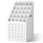 Menkxi 1 Pack 25 Slot Roll File Holder Vertical Blueprint Storage Organizer Corrugated Cardboard Roll File Cabinet Box with Labeling Grid for Office School Poster Map Gift Wrap Architectural Home