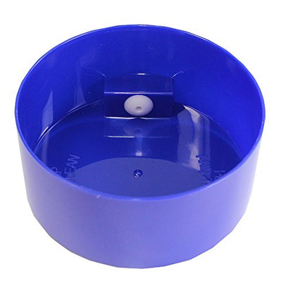 Tightvac - 3oz to 12 Ounce - Patented Airtight Container | Multi-use Vacuum Container Works as Smell Proof Containers for Herbs and Dry Goods. Blue Clear - color: Dark Blue Cap & Clear Body