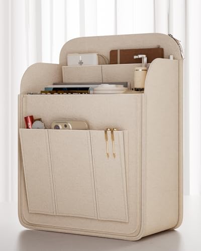 Backpack Organizer Insert, Felt Bag Organizer for Rucksack Shoulder - color: Beige, size: L