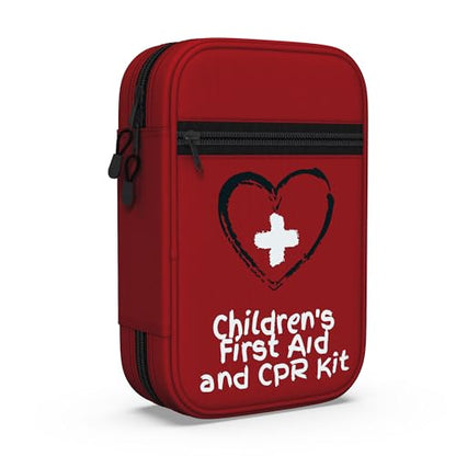 Small, First Aid and CPR Kit for children, toddler, and kids. Large Variety of Bandages to fit your childs injuries. Perfect travel first aid kit, Diaper Bag, Backpack, Car, and More. Quick and Effect - size: Small