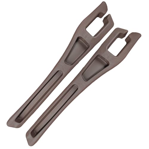 2PCS Car Seat Gap Filler Organizer, Car Center Console Side Plug with Storage Slot Prevent Falling, Multifunctional Vehicle Interior Phone Holder Accessories for Cars, Trucks, SUVs (Brown) - color: Brown