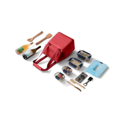 YETI Daytrip 14L Insulated Soft Cooler Tote Bag - color: Rescue Red