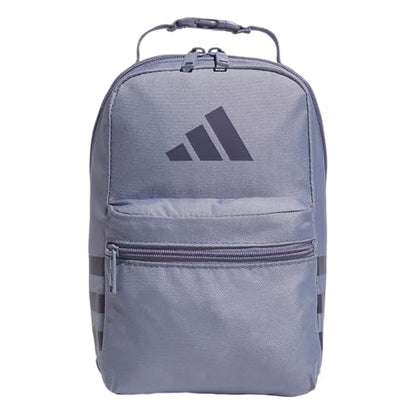 adidas Kids Santiago Lunch Bag – Insulated Cooler Lunchbox for Girls & Boys, 8L, 3D AOP White/Clear Sky Blue/Clear Pink/3, One Size - color: 3D AOP White/Clear Sky Blue/Clear Pink/3