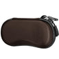 FINTIE Sunglasses Case, Hard EVA Shell Shockproof Sport Glasses Case with Metal Carabiner Travel Zipper Eyeglasses Holder - color: Brown