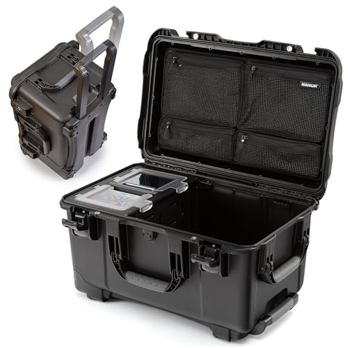 NANUK Trail 50 – 51.1 L (13.5‑Gallon) Waterproof Gear Case – Modular Cargo Case for Camping, Fishing, Hunting & Outdoor Storage - Dustproof and Impact Resistant (23.8” x 15.5” x 13.2”) – Black - color: Black, size: Trail 50 (13.5-Gallon)