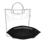 Purse Organizer Insert Compatible with Longchamp Le Pliage M Top Handle Tote Bag, Black/SM - color: Black, size: M Tote Bag (Top Handle)