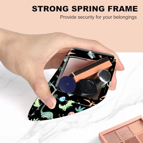 2Pcs PU Leather Small Squeeze Coin Purse Pouch Mini coin Bag Unique And Cute Wallet Cosmetic Bags Change Bag For Women Girls Men Small Dinosaur - color: Small Dinosaur
