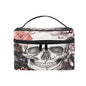 Travel Cosmetic Bag Skull Rose Toiletry Makeup Bag Pouch Tote Case Organizer Storage For Women - color: Skull Rose