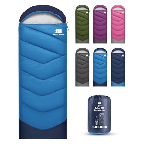 Sleeping Bags for Adults Cold Weather & Warm,Backpacking Camping Sleeping Bag for Tall Girls Boys,Lightweight,Compact,Waterproof Camping Gear for Traveling,Hiking,Hotel,Outdoor & Indoor - color: Blue, size: 3lb(50-70℉)
