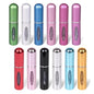 12 PCS Travel Refillable Perfume Atomizer Bottles,5ml Mini Portable Spray Bottles for Travel Accessories,Multicolor Perfume Containers