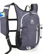 Foldable Small Hiking Backpack with 3 Strap Pockets – Lightweight 300D Spill-proof Daypack for Men Women – Packable Small Travel Backpack with Chest Strap & Trekking Pole Holder – Durable Outdoor Bag - color: Lightgray