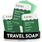 FOMIN - Paper Soap Sheets Tin for Traveling - 3 Pack Tea Tree - Portable Travel Hand Soap Sheet, Dissolvable Mini Camping Hand Soap for Hand Washing - color: Tea Tree (Pack of 3)