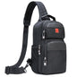 Crossbody Bag Men - Small Travel Sling Bag, Backpack Shoulder Bag | Water-Resistant Hiking Daypack, Adjustable Straps Chest Backpack
