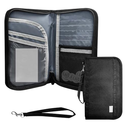 Travel Document Organizer&Passport Wallet - RFID Blocking, Lightweight & Waterproof Large Capacity Travel Passport Holder Women & Men for Travel Essentials