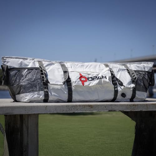 Opah Gear Fathom 6 King Insulated Fish Kill Cooler Bag for King Mackerel, 70' L x 20' W x 18' H, Heavy Duty, Marine-Grade Vinyl, Camping & Fishing - style: Fathom 6 King - 70'l X 20'w X 18'h