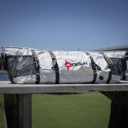 Opah Gear Fathom 6 King Insulated Fish Kill Cooler Bag for King Mackerel, 70' L x 20' W x 18' H, Heavy Duty, Marine-Grade Vinyl, Camping & Fishing - style: Fathom 6 King - 70'l X 20'w X 18'h