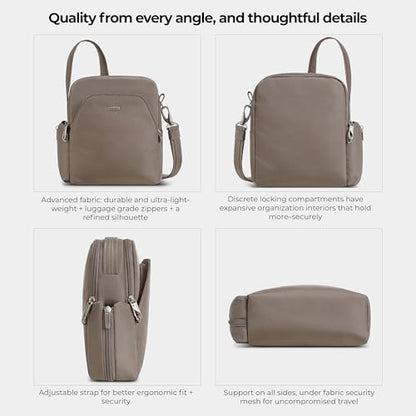 Travelon Anti-Theft Classic Travel Bag - color: Hazelnut