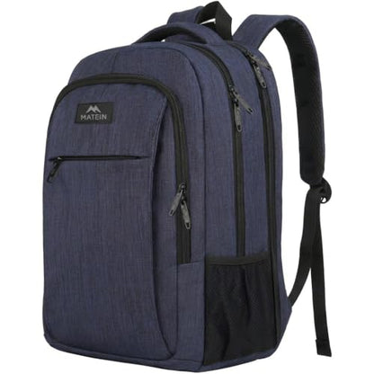 MATEIN Laptop Backpack, Slim Travel Backpack with Laptop Compartment for Men Women, College Student Daypack Teenager Gift Computer Bag Daily Bagpack fits 15.6 Inch Notebook, Blue - color: Blue, size: 15.6 Inch