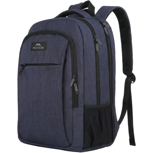 MATEIN Laptop Backpack, Slim Travel Backpack with Laptop Compartment for Men Women, College Student Daypack Teenager Gift Computer Bag Daily Bagpack fits 15.6 Inch Notebook, Blue - color: Blue, size: 15.6 Inch
