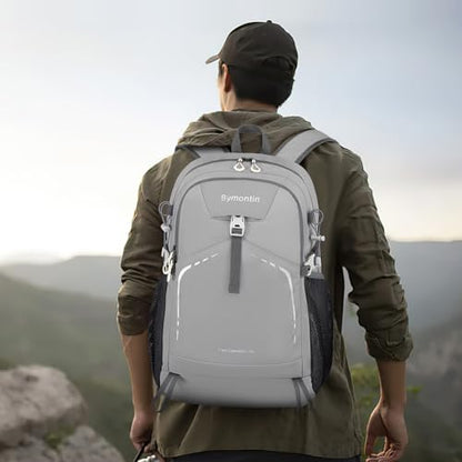 35L Lightweight Packable Backpack – Durable Foldable Daypack for Travel, Hiking, and Gym (Grey) - color: 35l-grey