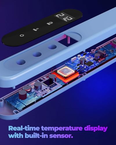 Food Warming Mat for Food, Upgrade High-tech Graphene Heating with 6-Level Adjustable Temperature and 6-Hour Timer, Silicone Roll Up Food Warming Tray, Portable for Parties (Light Blue, Large) - color: Light Blue