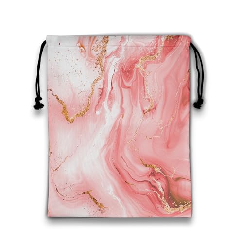 Modern Marble Gymnastics Grip Bag Pink Lightweight Drawstring Gym Bag for Women Grips - color: Modern Marble-pink, size: 12"(H)*9.25"(W)