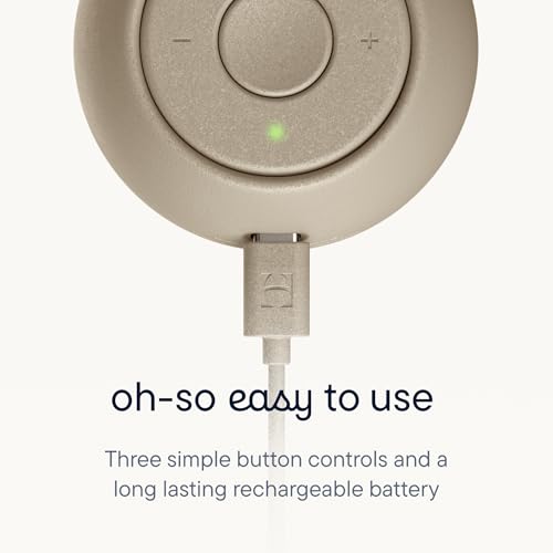 Hatch Go | Portable Sound Machine for Babies and Kids | Sleep Soother | 10 Soothing Sounds | White Noise | Shush | Travel | Registry Gift | Baby Shower | Clips on Stroller | Greige - color: Greige